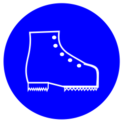 Port de chaussures de sécurité obligatoire